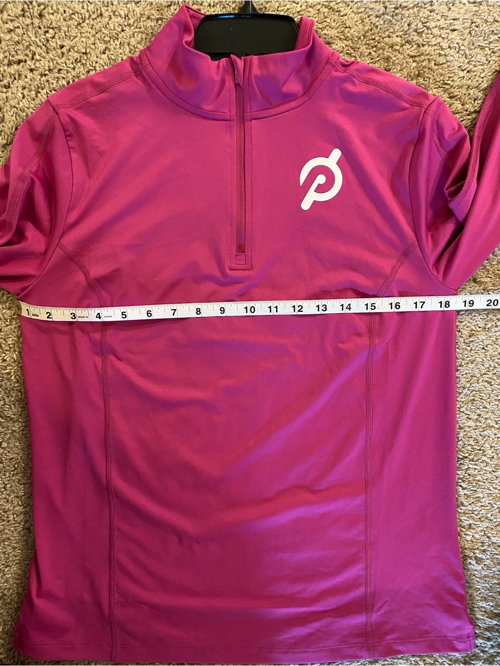 NWT - Peloton Women's half Zip Jacket - Bright Pink